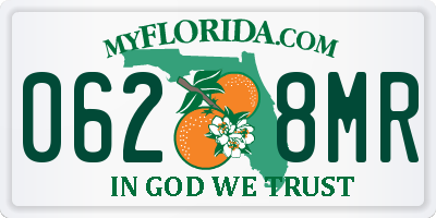 FL license plate 0628MR