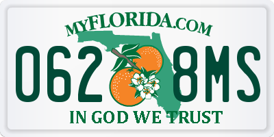 FL license plate 0628MS