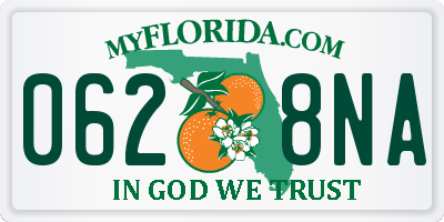 FL license plate 0628NA