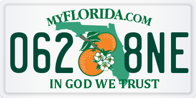 FL license plate 0628NE