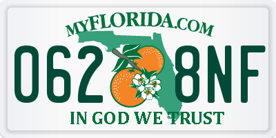 FL license plate 0628NF