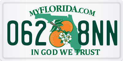 FL license plate 0628NN