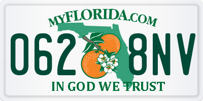 FL license plate 0628NV