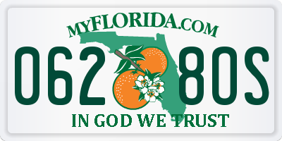 FL license plate 0628OS