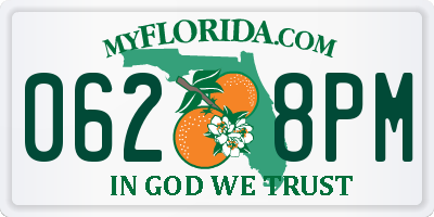FL license plate 0628PM