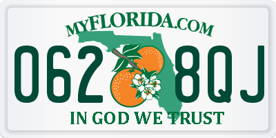 FL license plate 0628QJ