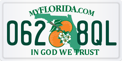 FL license plate 0628QL