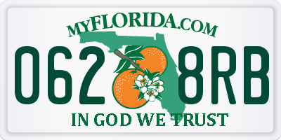 FL license plate 0628RB