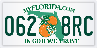 FL license plate 0628RC