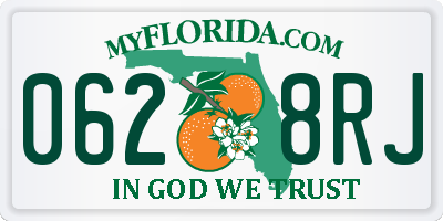 FL license plate 0628RJ