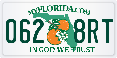 FL license plate 0628RT