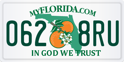 FL license plate 0628RU