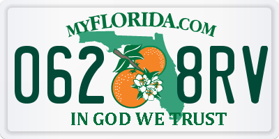 FL license plate 0628RV