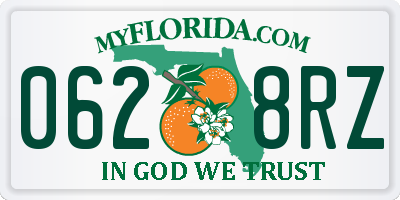 FL license plate 0628RZ