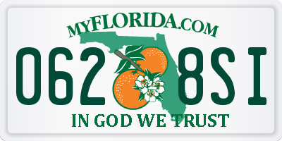 FL license plate 0628SI