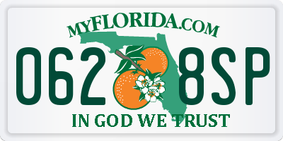 FL license plate 0628SP