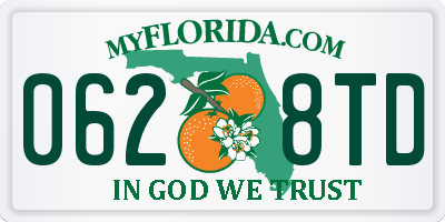 FL license plate 0628TD