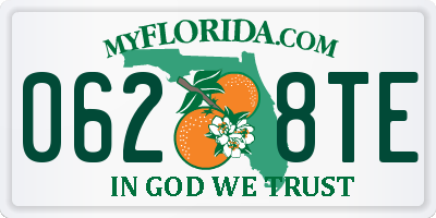 FL license plate 0628TE