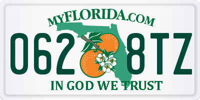 FL license plate 0628TZ