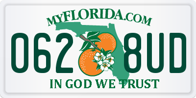 FL license plate 0628UD