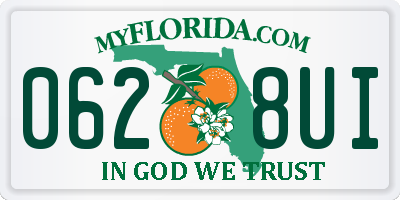 FL license plate 0628UI