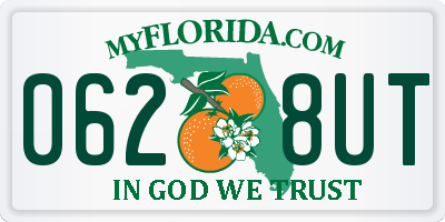 FL license plate 0628UT