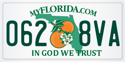 FL license plate 0628VA