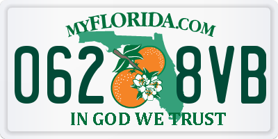 FL license plate 0628VB