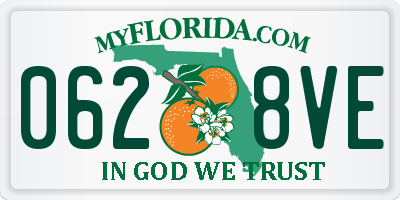 FL license plate 0628VE