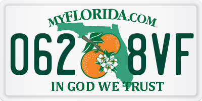 FL license plate 0628VF