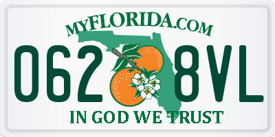 FL license plate 0628VL