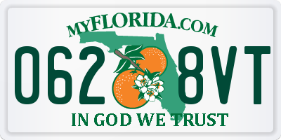 FL license plate 0628VT