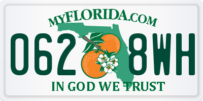 FL license plate 0628WH