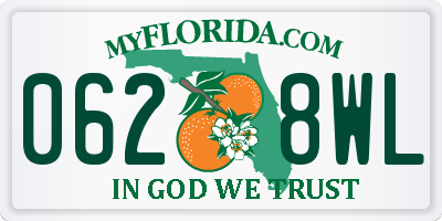 FL license plate 0628WL