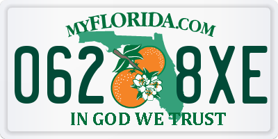 FL license plate 0628XE