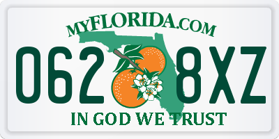 FL license plate 0628XZ