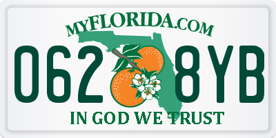 FL license plate 0628YB