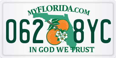 FL license plate 0628YC