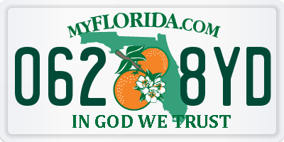 FL license plate 0628YD