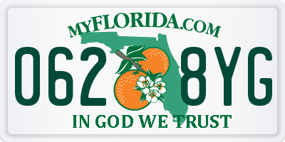 FL license plate 0628YG