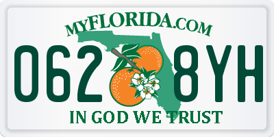 FL license plate 0628YH