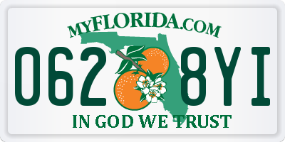 FL license plate 0628YI