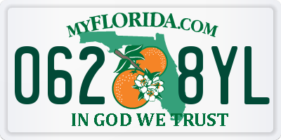 FL license plate 0628YL