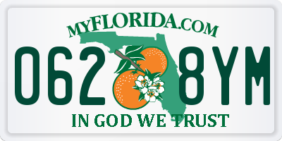 FL license plate 0628YM