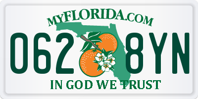 FL license plate 0628YN
