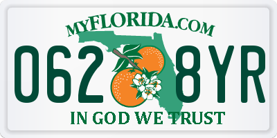 FL license plate 0628YR