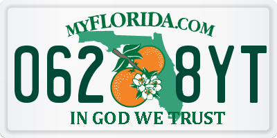 FL license plate 0628YT