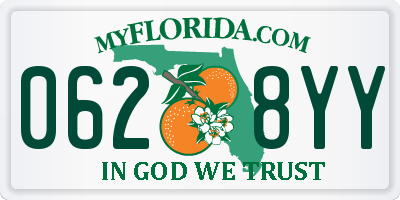 FL license plate 0628YY