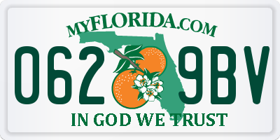 FL license plate 0629BV