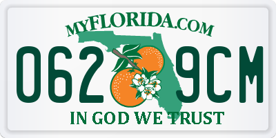FL license plate 0629CM